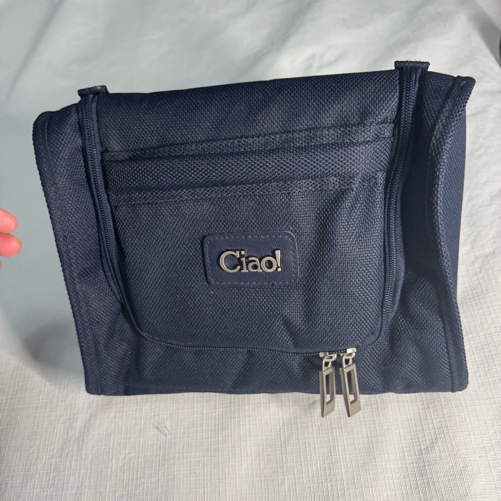 Toiletry Bag Navy Blue Women's Bag - Picture 7 of 9